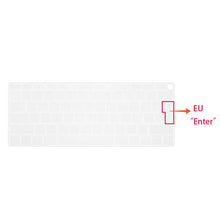 Silicone Europese versie toetsenbordhoes voor MacBook Retina 12.6" A1534 Transparant