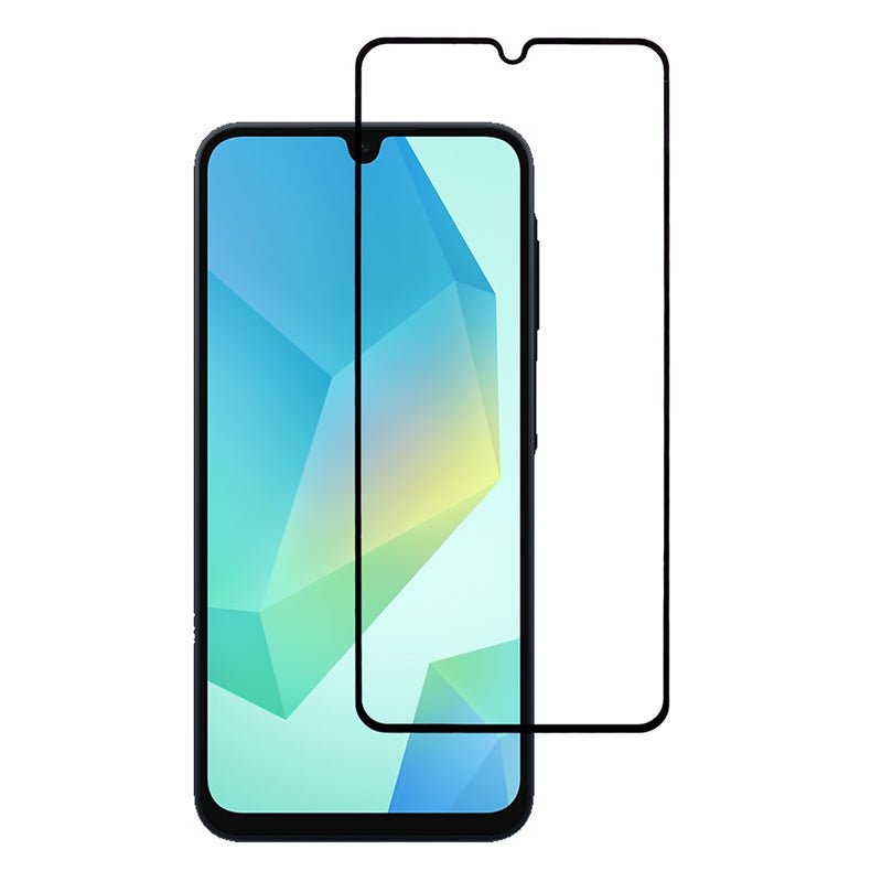 Silk Screen Full Screen Tempered Glass screenprotector voor Samsung Galaxy A17 5G black
