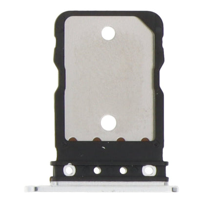 Simkaart houder voor Google Pixel 6 Pro Single Card Version zilver Origineel