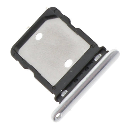 Simkaart houder voor Google Pixel 6 Pro Single Card Version zilver Origineel