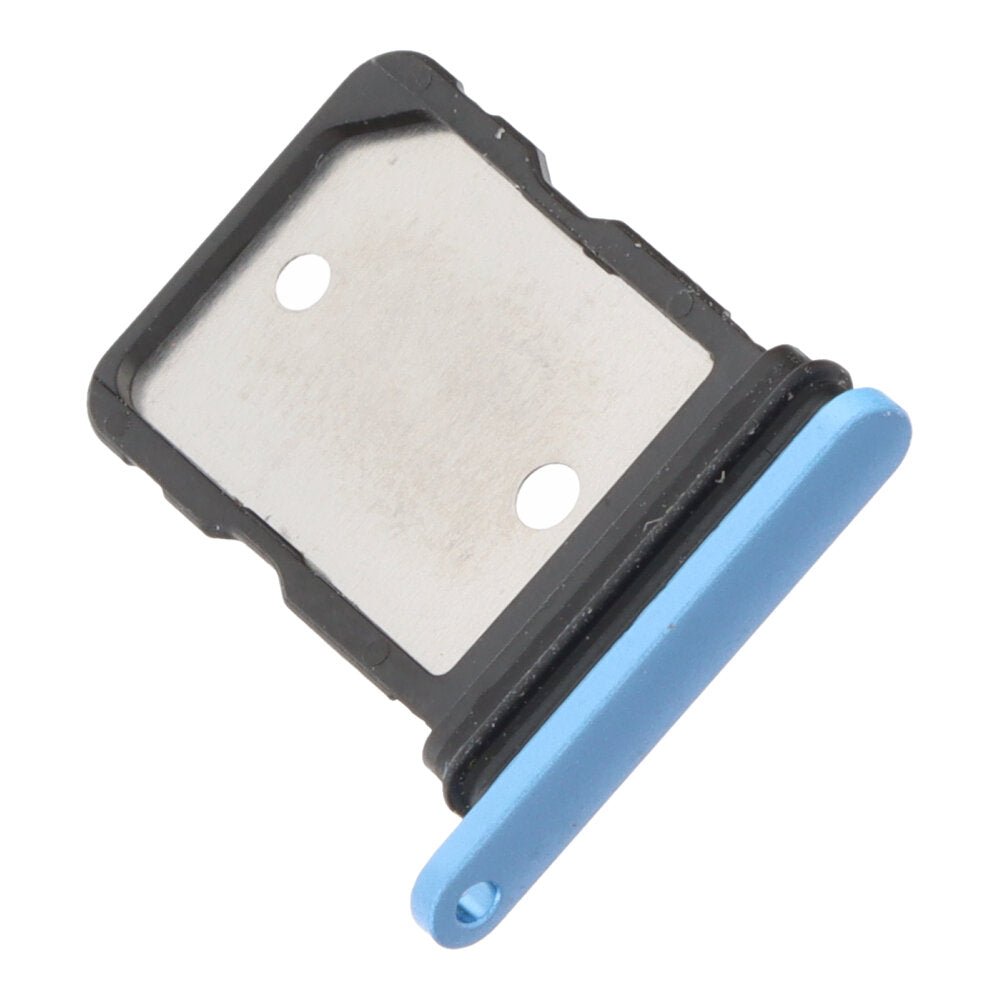 Simkaart houder voor Google Pixel 7a Enkele Kaart Versie Blauw Origineel