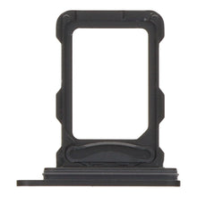Simkaart houder voor iPhone 16 Pro/16 Pro Max Dual Card versie zwart titanium origineel
