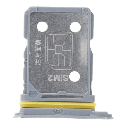 Simkaart houder voor Realme GT2 Dual Card versie Wit Origineel - OEM Spares
