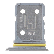 Simkaart houder voor Realme GT2 Dual Card versie Wit Origineel - OEM Spares