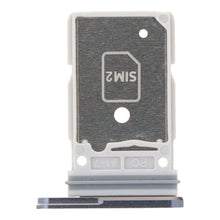 Simkaart houder voor Samsung Galaxy S25 Ultra Dual Card versie Titanium Blue Origineel