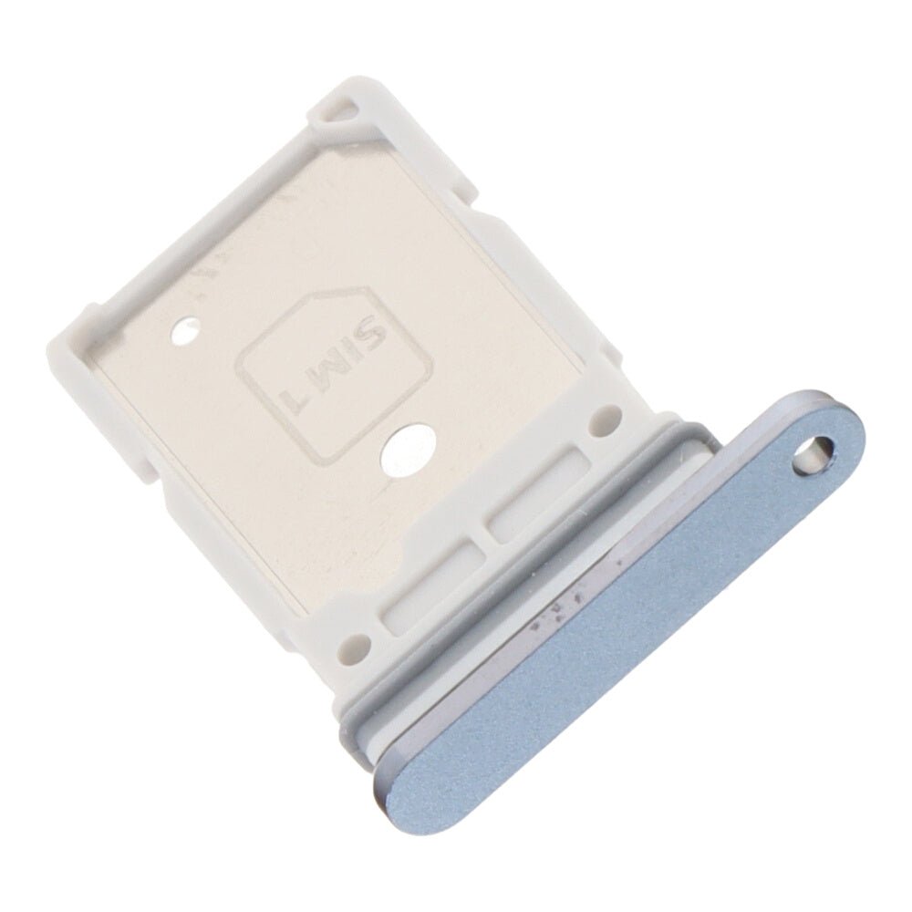 Simkaart houder voor Samsung Galaxy S25 Ultra Dual Card versie Titanium Blue Origineel