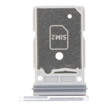 Simkaart houder voor Samsung Galaxy S25 Ultra Dual Card Versie Titanium White Silver Origineel