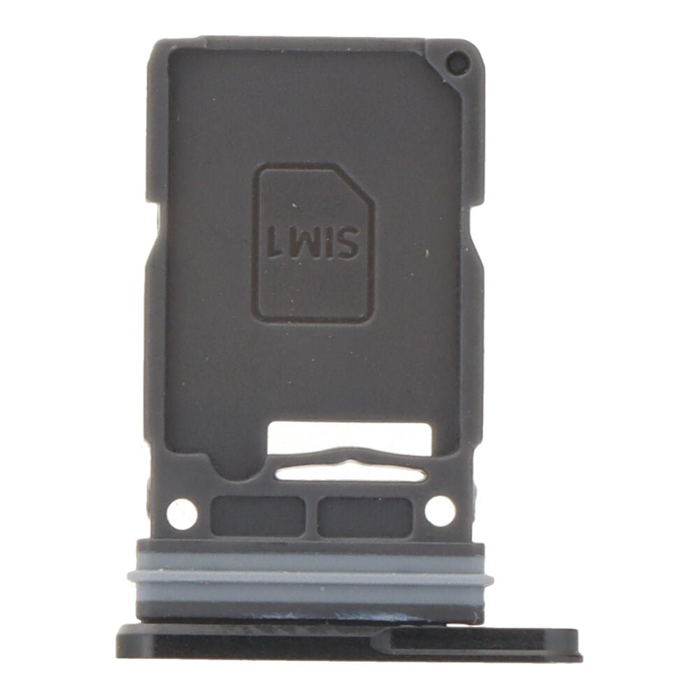 Simkaart houder voor Samsung Galaxy S25 Ultra Single Card versie Titanium Black Origineel