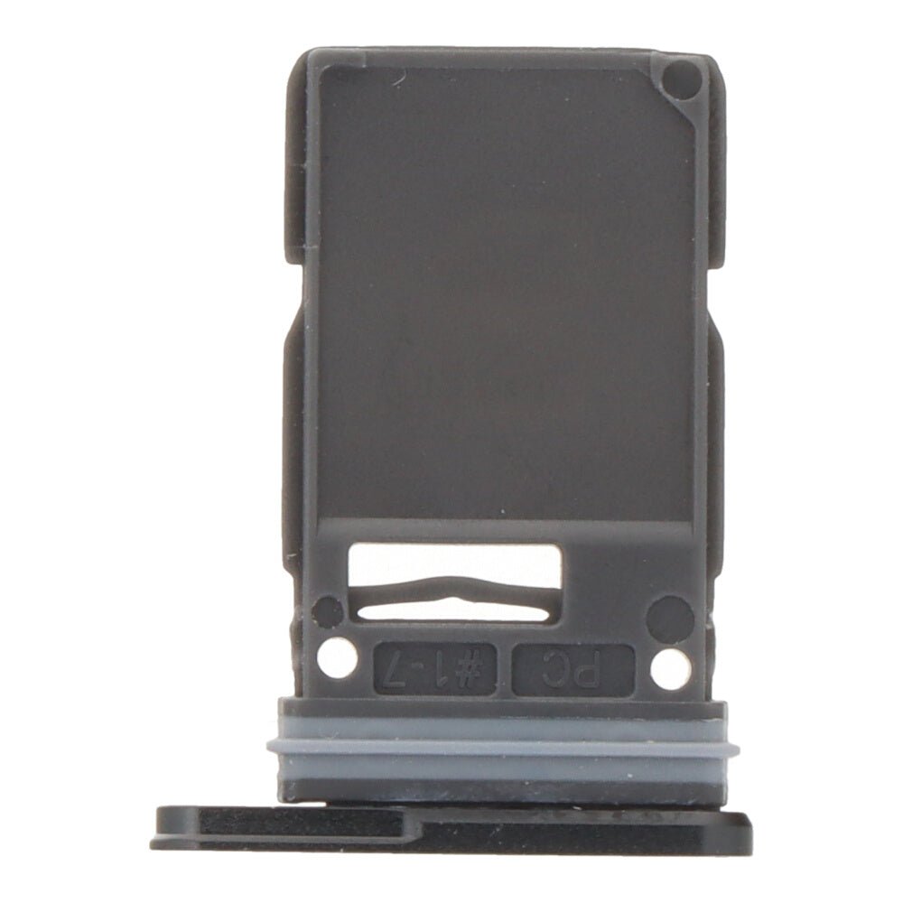 Simkaart houder voor Samsung Galaxy S25 Ultra Single Card versie Titanium Black Origineel