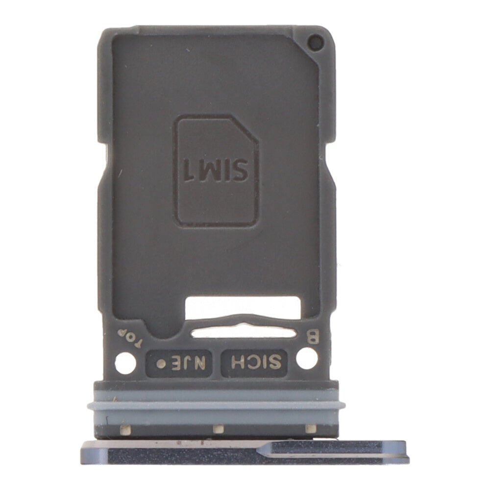 Simkaart houder voor Samsung Galaxy S25 Ultra single card versie titanium blue origineel