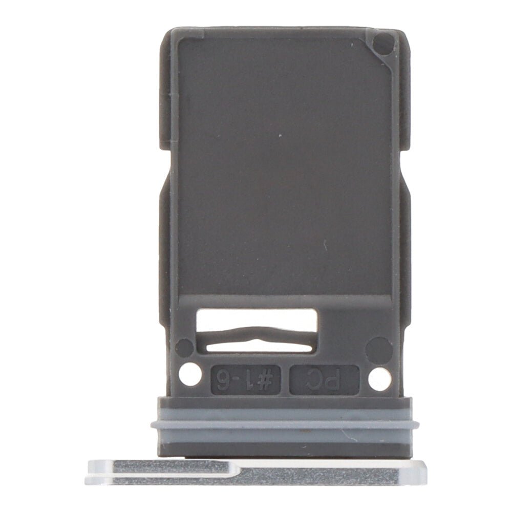 Simkaart houder voor Samsung Galaxy S25 Ultra Single Card Version Zilver (Origineel)