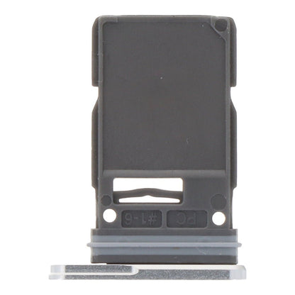 Simkaart houder voor Samsung Galaxy S25 Ultra Single Card Version Zilver (Origineel)