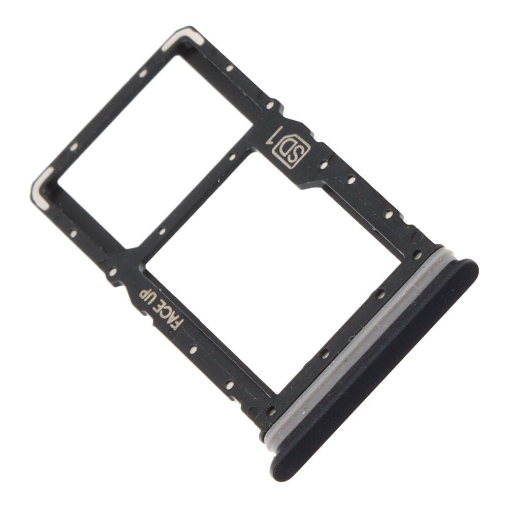 Simkaart houder voor T - Mobile REVVL V+ 5G Single Card Version zwart Origineel