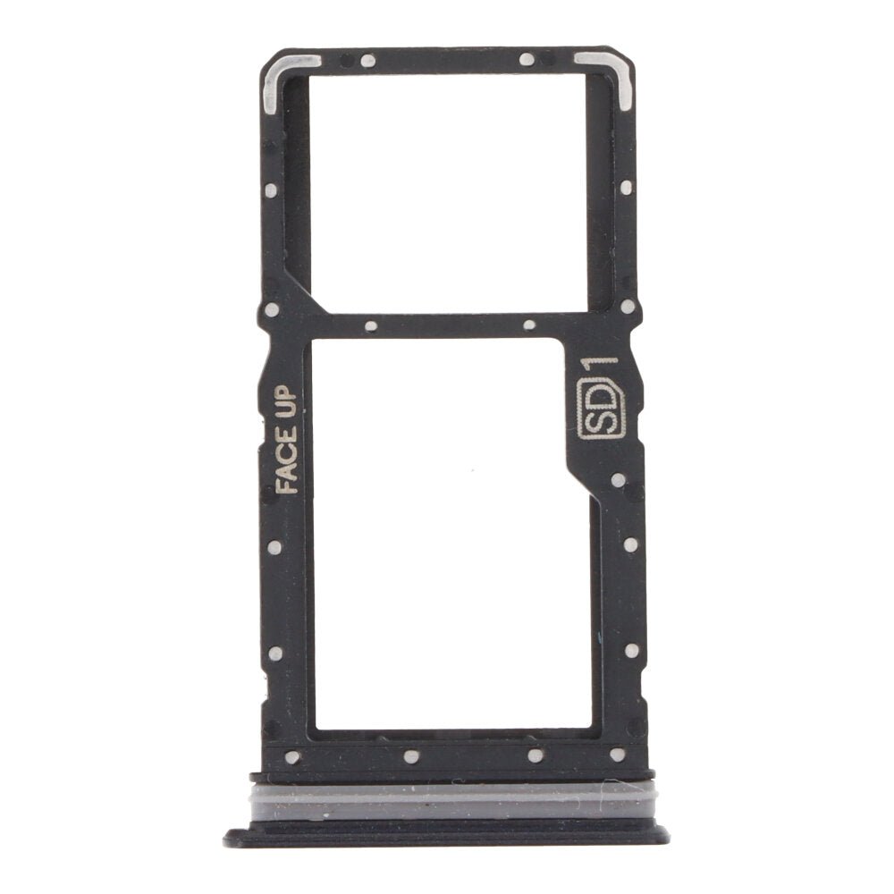 Simkaart houder voor T - Mobile REVVL V+ 5G Single Card Version zwart Origineel