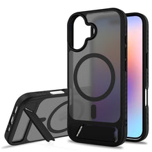 Skin Feel Magnetische Anti - val met Verstelbare 45° Stand TPU + PC Hoes voor iPhone 17 Zwart