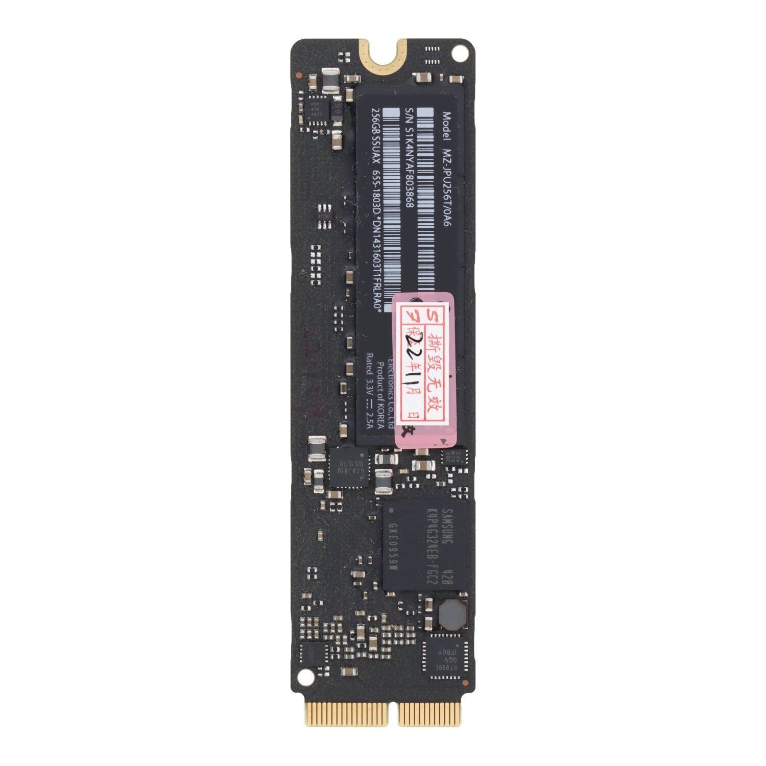Solid state harde schijf voor Macbook Retina Pro 13.3" A1502 / MacBook Retina Pro 15.4" A1398 2013 - 2014 Origineel 256GB