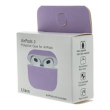 Split Anti - drop Stofdichte Siliconen Hoes voor AirPods 3 Lila