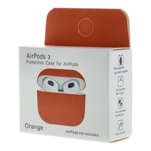 Split Anti - drop stofdichte siliconen hoes voor AirPods 3 oranje