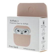 Split anti - val stofdichte siliconen hoesje voor AirPods 3 Pink Sand
