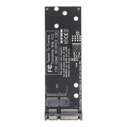 SSD naar SATA adapter voor MacBook Retina Pro 15.4" A1398/MacBook Retina Pro 13.3" A1425 2012 zwart 15+7Pin