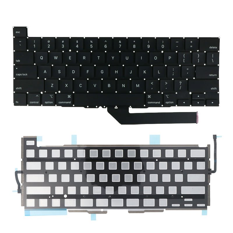 Toetsenbord met achtergrondverlichting voor Macbook Pro 16" 2019 A2141 USA versie zwart origineel