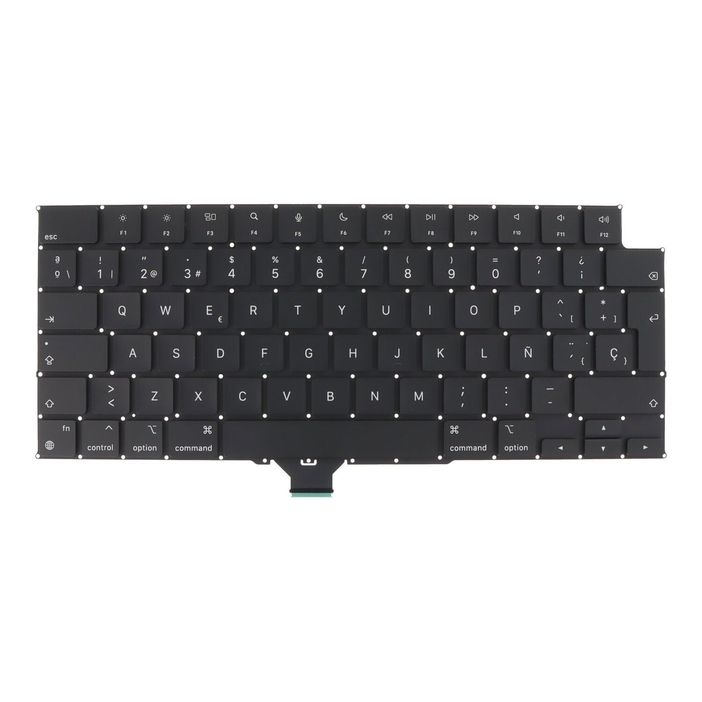 Toetsenbord met achtergrondverlichting voor MacBook Pro M3 Max 16" A2991 Spaanse versie Origineel
