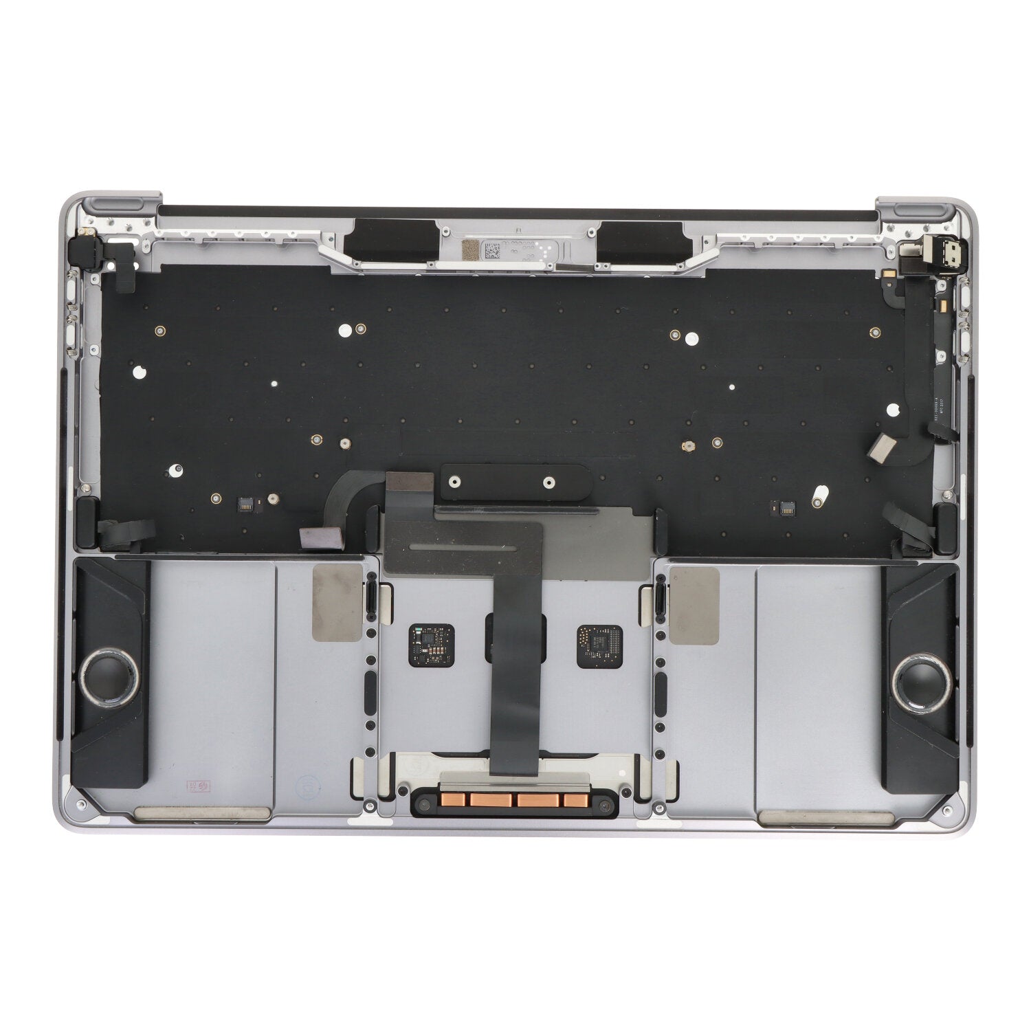 Toetsenbord met c - behuizing en touch board voor MacBook Pro 13.3" A1706 USA versie 2016 - 2017 grijs origineel