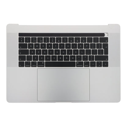Toetsenbord met C - behuizing en touch board voor MacBook Pro 15.4" A1707 UK versie 2016 - 2017 zilver origineel 98% nieuw