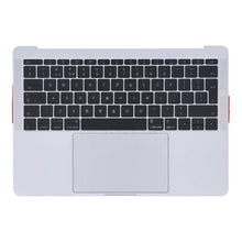 Toetsenbord met C Shell en Touch Board + Microfoon + Ventilator + Speaker voor MacBook Pro 13.3" A1708 UK Versie 2016 - 2017 Zilver Origineel 98% Nieuw