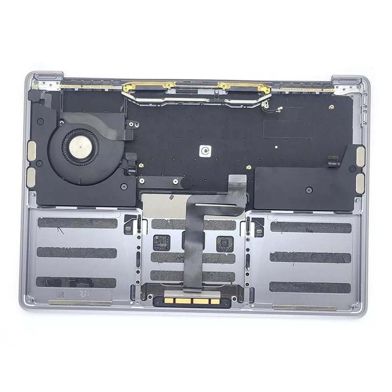 Toetsenbord met C Shell en Touch Board + Microfoon + Ventilator + Speaker voor MacBook Pro 13.3" A1708 UK Versie 2016 - 2017 Zilver Origineel 98% Nieuw