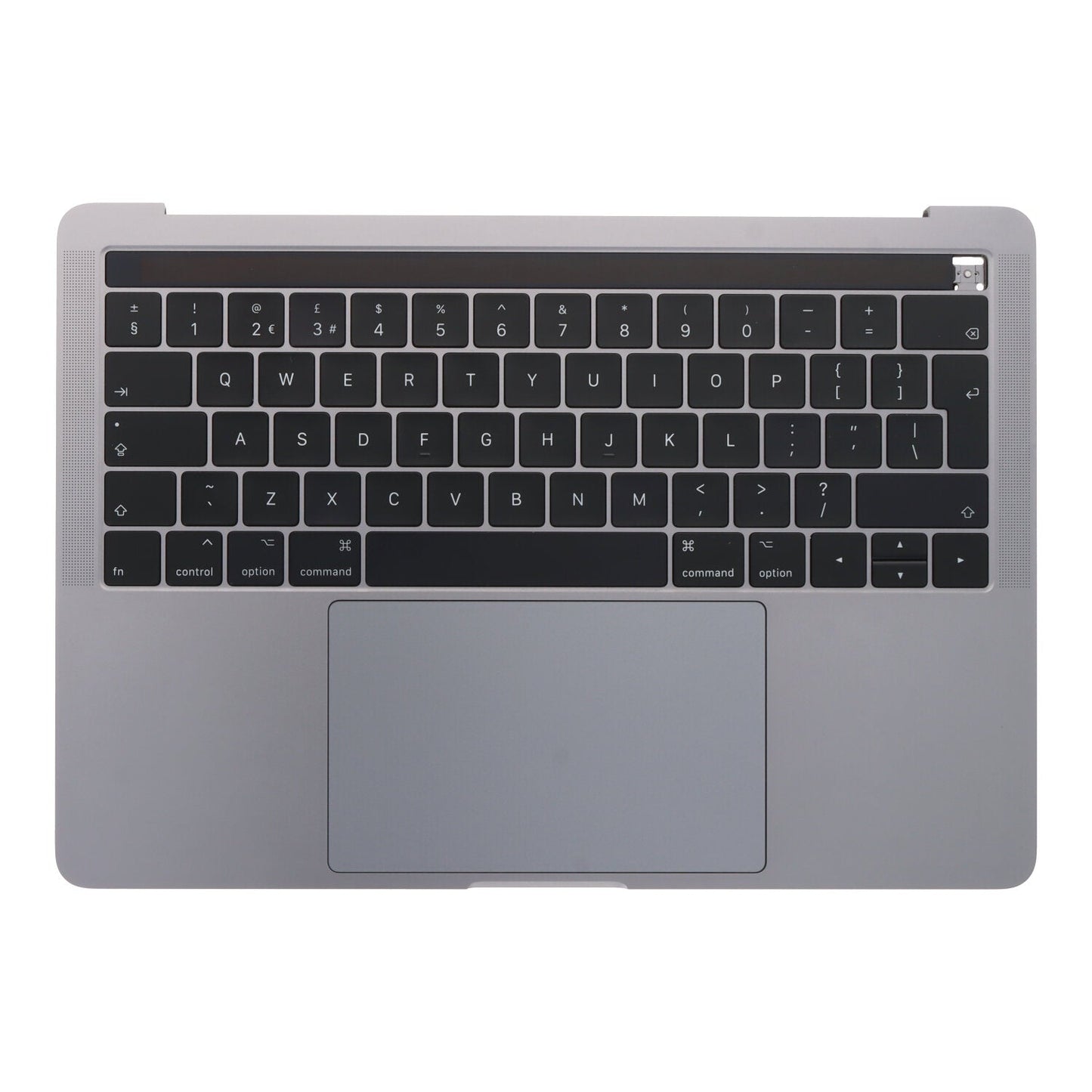 Toetsenbord met C - shell en touch board voor MacBook Pro 13.3" A1706 UK versie 2016 - 2017 grijs Origineel