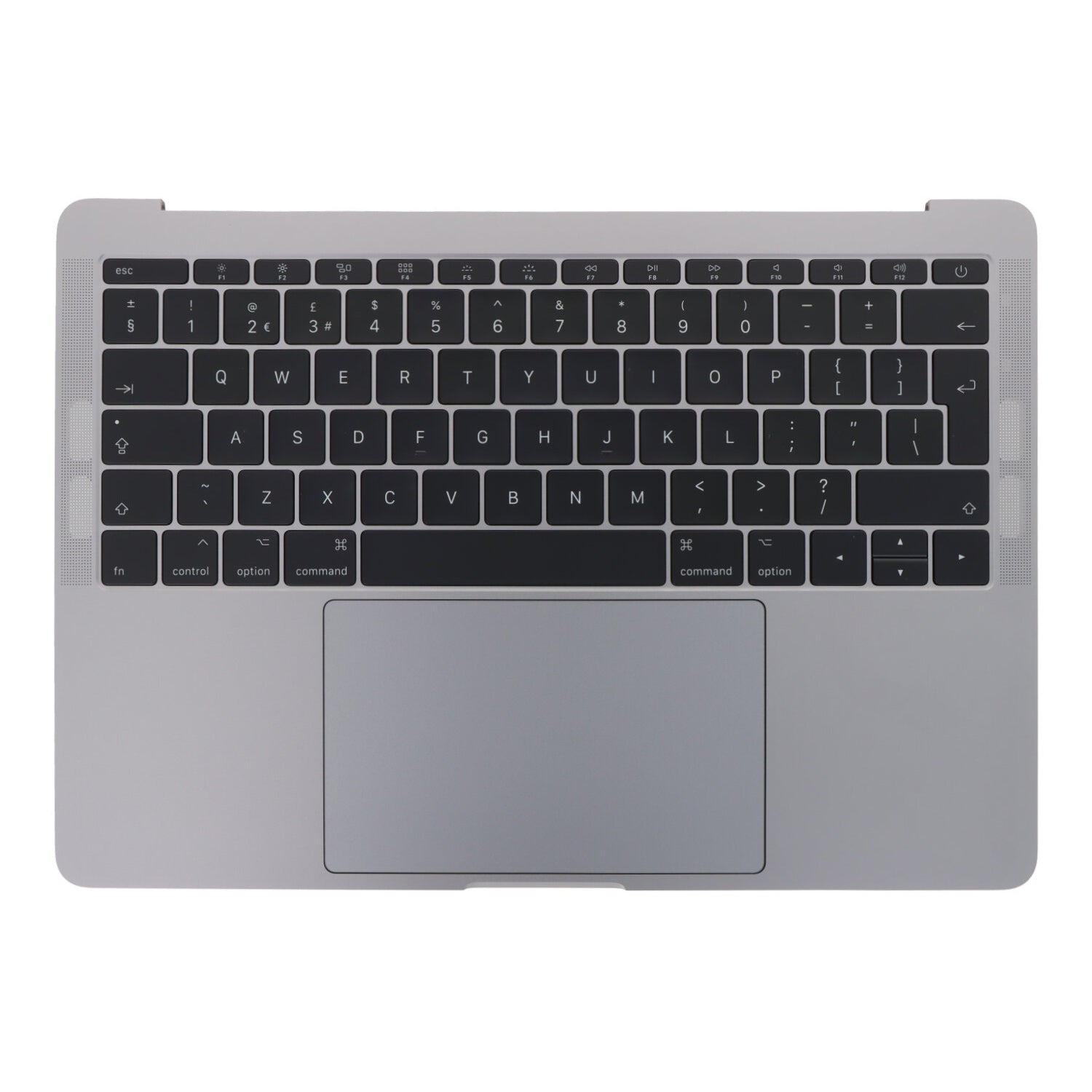 Toetsenbord met C Shell en Touch Board voor MacBook Pro 13.3" A1708 UK versie 2016 - 2017 grijs Origineel