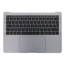 Toetsenbord met C Shell en Touch Board voor MacBook Pro 13.3" A1708 UK versie 2016 - 2017 grijs Origineel