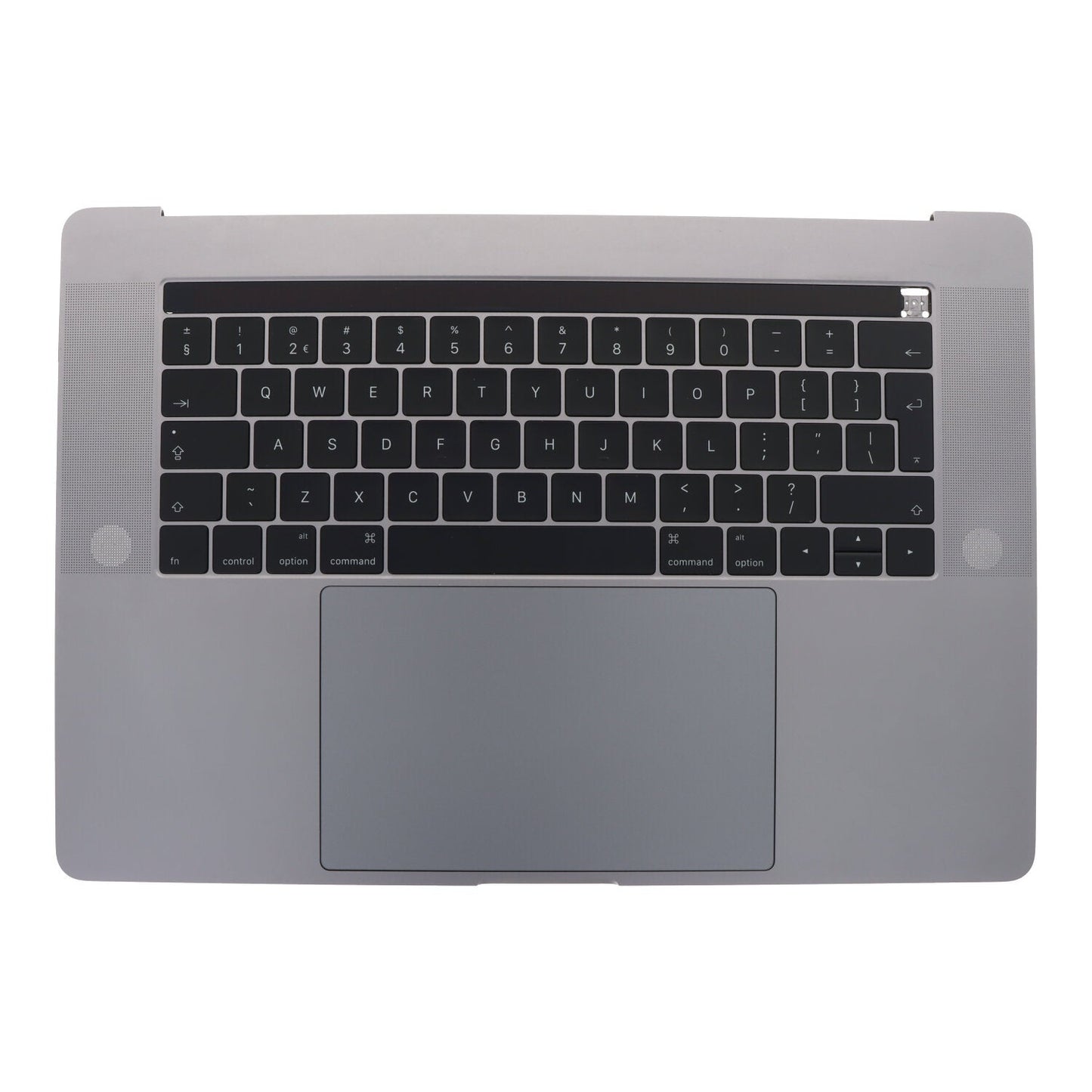 Toetsenbord met C - shell en Touch Board voor MacBook Pro 15.4" A1707 UK versie 2016 - 2017 Grijs Origineel 98% Nieuw