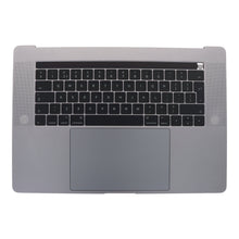 Toetsenbord met C - shell en Touch Board voor MacBook Pro 15.4" A1707 UK versie 2016 - 2017 Grijs Origineel 98% Nieuw