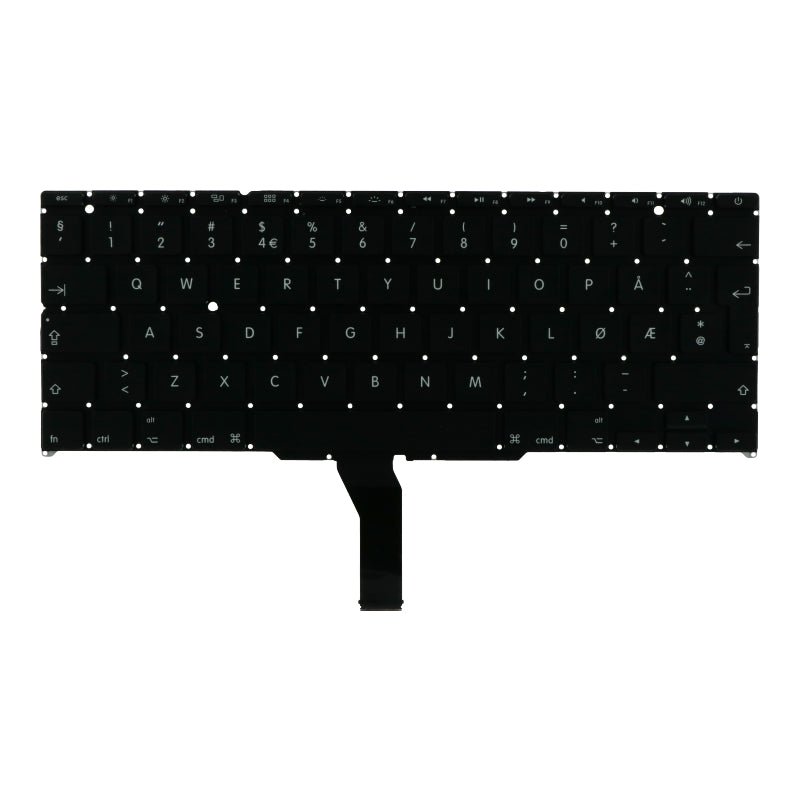 Toetsenbord voor Macbook Air 11.6" A1465 Noorwegen Versie 2011 - 2015 Zwart Origineel