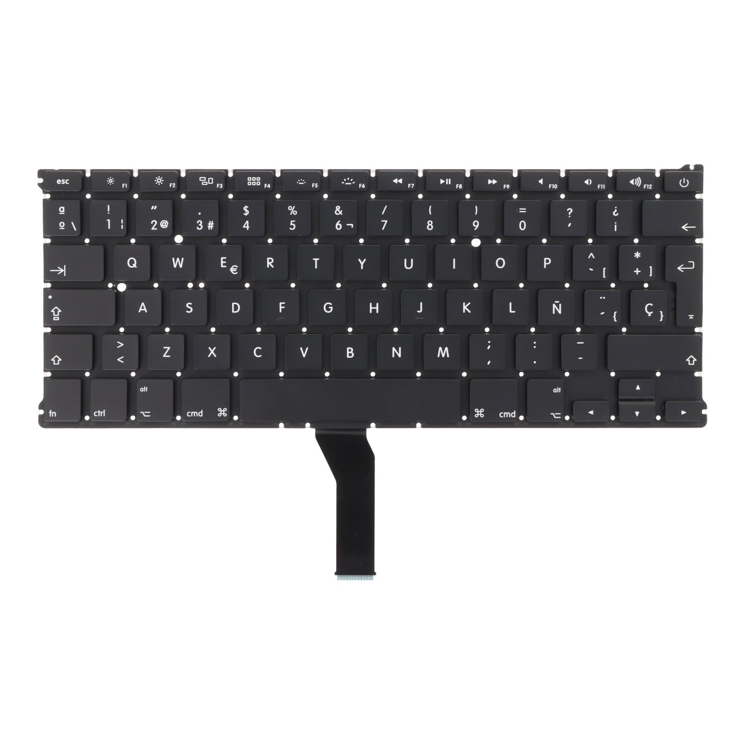 Toetsenbord voor Macbook Air 13.3" A1369/Macbook Air 13.3" A1466 Spaanse versie 2011 - 2017 HQ