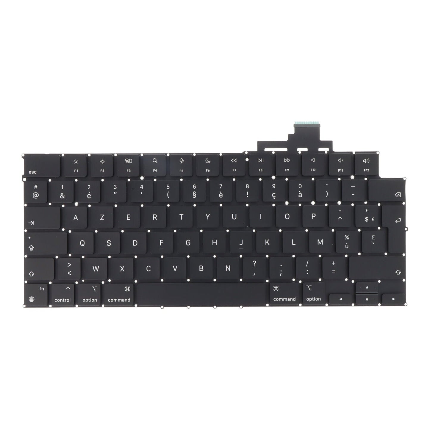 Toetsenbord voor Macbook Air 13.3" M2 A2681 / Macbook Air 15.3" M2 A2941 / Macbook Air M3 13" A3113 / Macbook Air M3 15" A3114 Franse versie zwart Origineel
