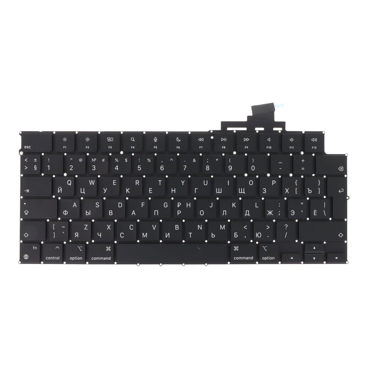 Toetsenbord voor MacBook Air 13.3" M2 A2681/MacBook Air 15.3" M2 A2941/MacBook Air M3 13" A3113/MacBook Air M3 15" A3114 Grote Enter - toets & Russische versie Origineel