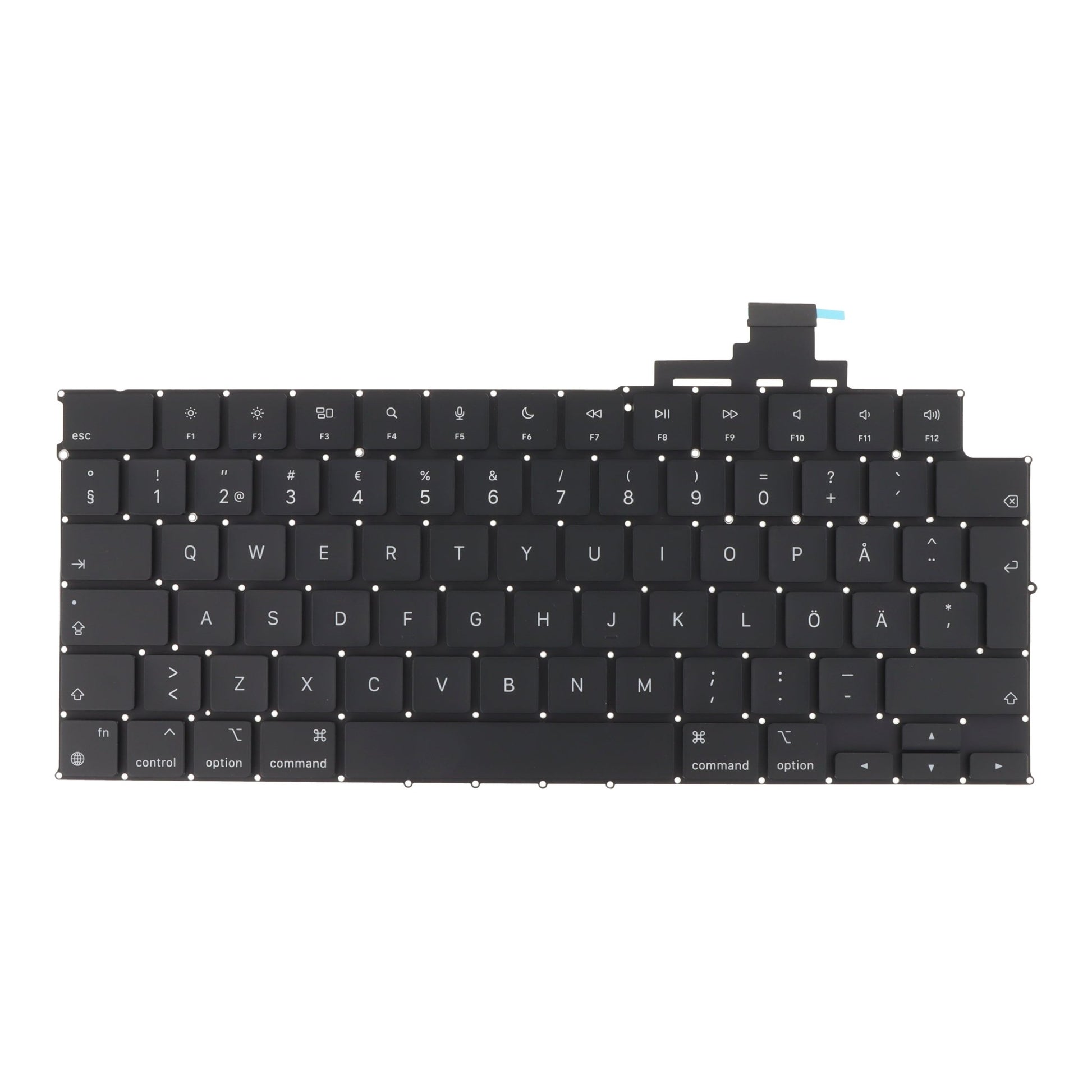 Toetsenbord voor MacBook Air 13.3" M2 A2681/MacBook Air 15.3" M2 A2941/MacBook Air M3 13" A3113/MacBook Air M3 15" A3114 Zweedse versie Origineel