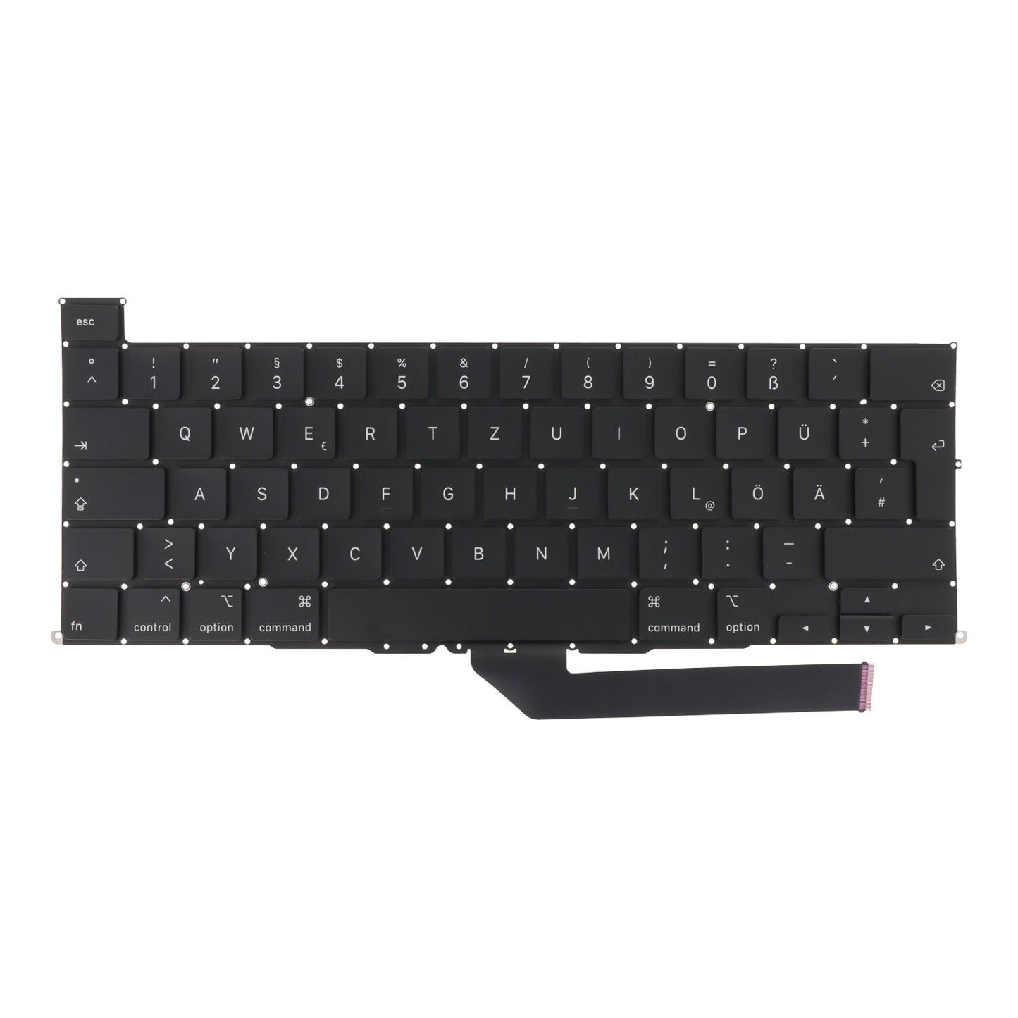 Toetsenbord voor Macbook Pro 16" 2019 A2141 Duitse Versie Zwart Origineel