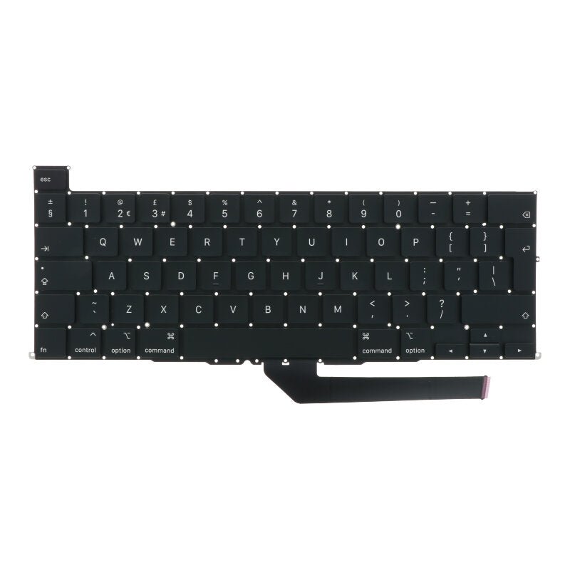 Toetsenbord voor Macbook Pro 16" 2019 A2141 UK versie Zwart Origineel