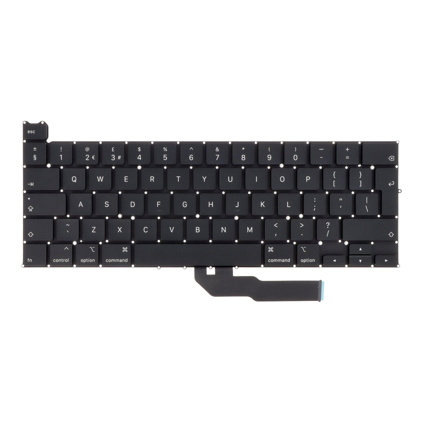 Toetsenbord voor MacBook Pro Retina 13.3" A2251 UK versie zwart Origineel