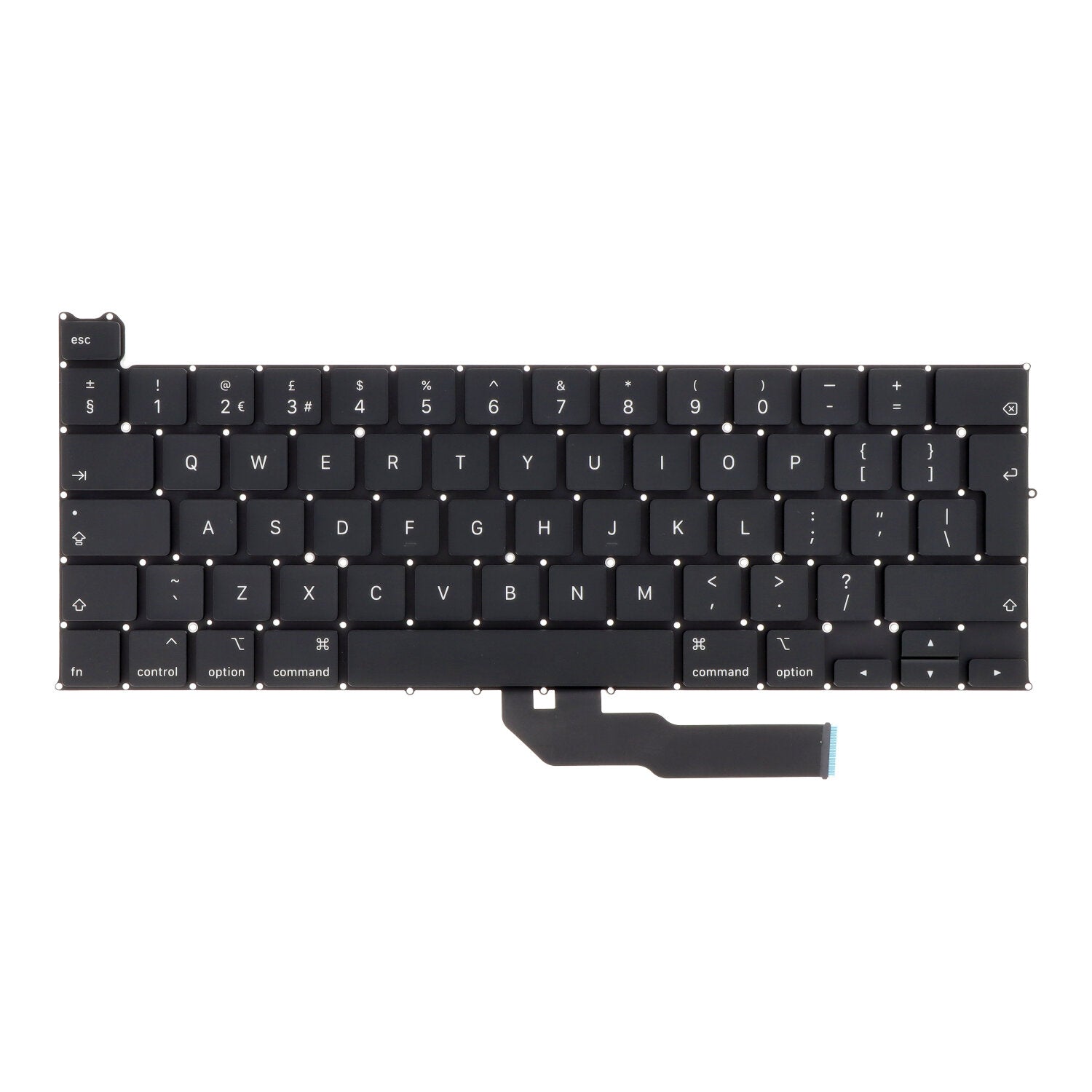 Toetsenbord voor MacBook Pro Retina 13.3" A2251 UK versie zwart Origineel