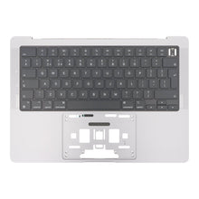 Top case en toetsenbord voor MacBook Pro 14" 2021 A2442/Pro 14" 2023 A2779 UK versie zilver Origineel