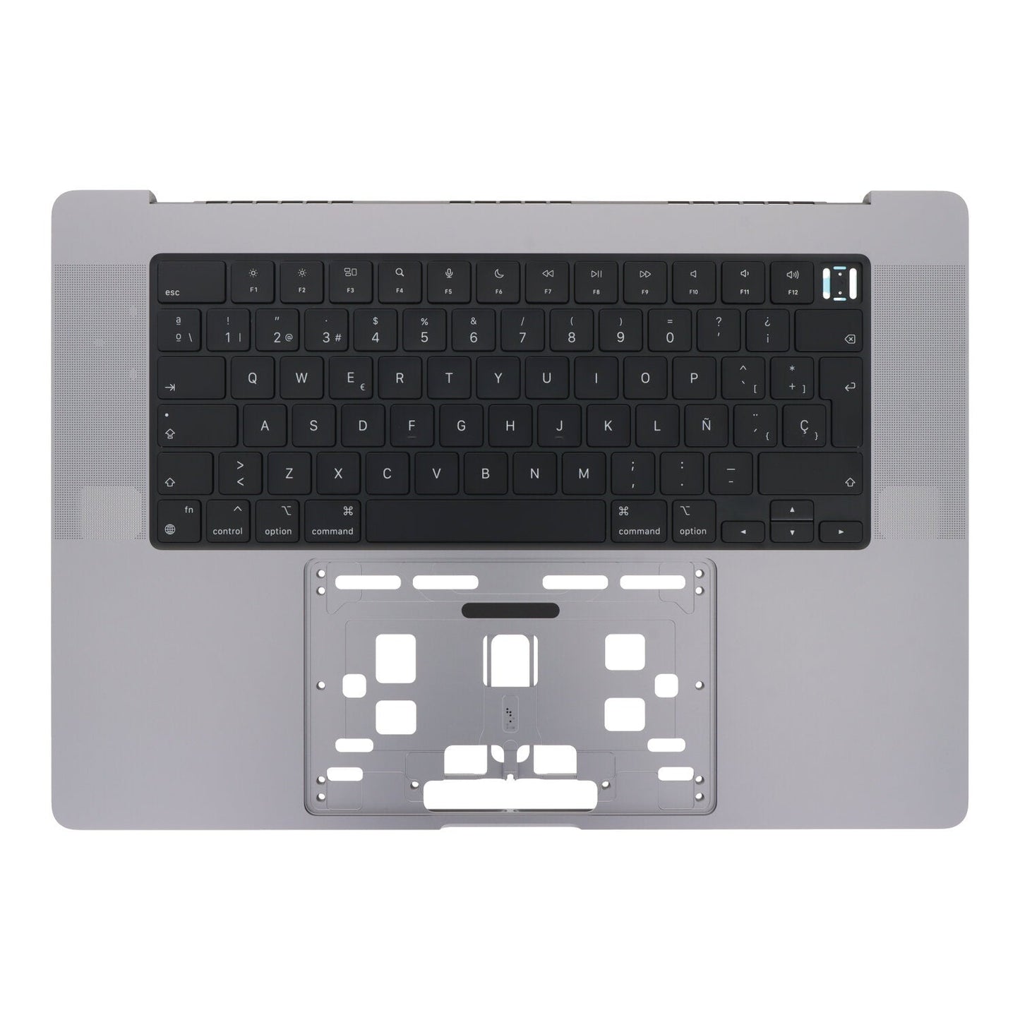 Top case + keyboard zonder trackpad voor MacBook Pro 16" 2021 A2485 Spaanse versie grijs origineel
