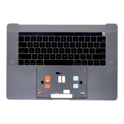 Top Case + Toetsenbord met Touch Bar voor MacBook Pro Retina 15" A1990 USA Versie Grijs Origineel 98% Nieuw