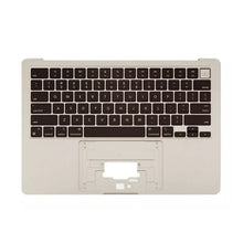 Top case + toetsenbord voor Macbook Air 13.3" M2 A2681 USA versie Starlight Origineel