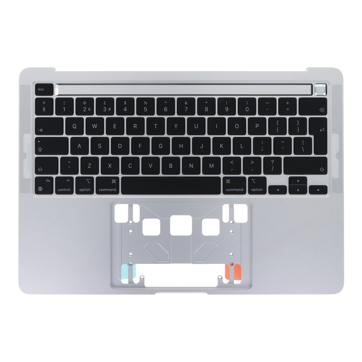 Top Case + Toetsenbord voor MacBook Pro 13.3" M1 A2338 UK Versie Zilver Origineel