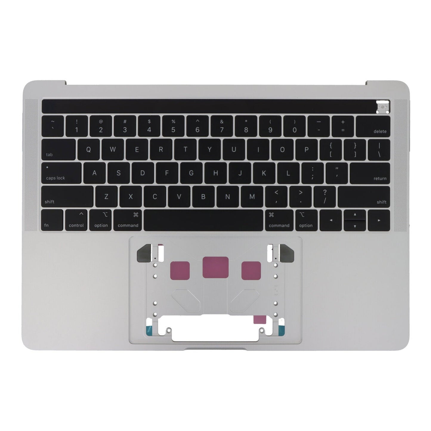 Topcase en toetsenbord met Touch Bar voor Macbook Retina Pro 13" A1989 USA Versie Zilver Origineel